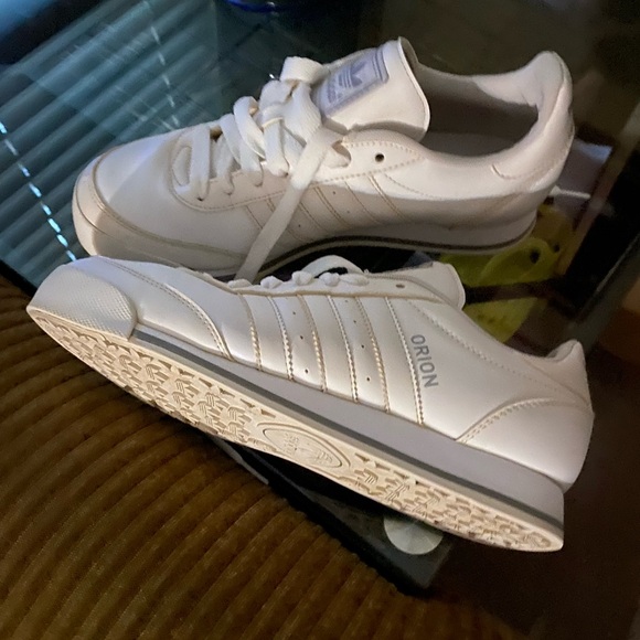 Mens Adidas White Tennis Shoes Size 8 1/2 - Picture 8 of 8